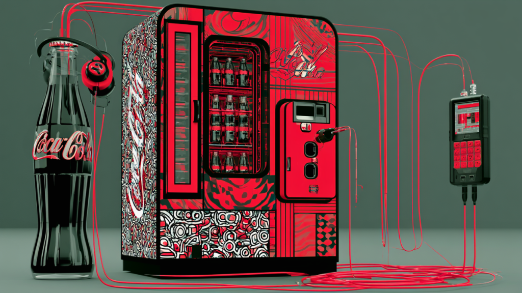 Illustration: IoT-Connected Coke Machine