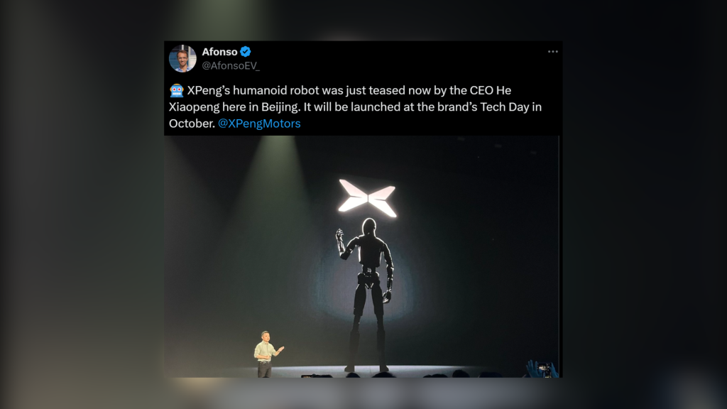 XPENG PX5 Humanoid Robot Teaser