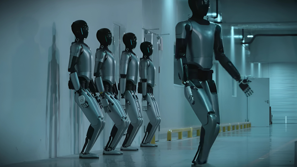 MagicLab MagicBot Collaborative Humanoid Robots on Production Line