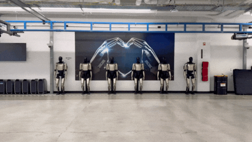 Tesla Optimus 2.5 humanoid robot runs
