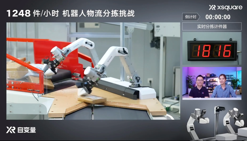 X Square Robot's livestream at WRC 2026